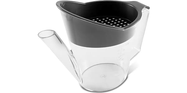 HIC Glass Gravy Strainer and Fat Separator