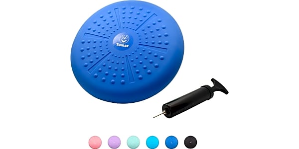 Inflatable Wiggle Cushion - Autism Sensory Equipment, 35cm Diameter Wobble  Cushion, Balance Cushion for Kids with ADHD