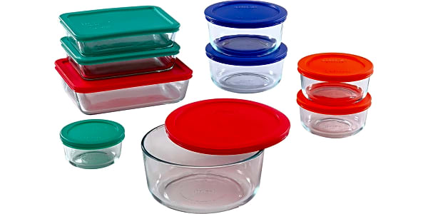 Snapware Total Solution 4-Cup Round Pyrex Glass Storage Container with Lid  - Farmers Building Supply