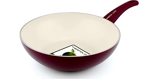 Techef - CeraTerra 5-qt 12 Nonstick All-Purpose Chef Pan with Cover