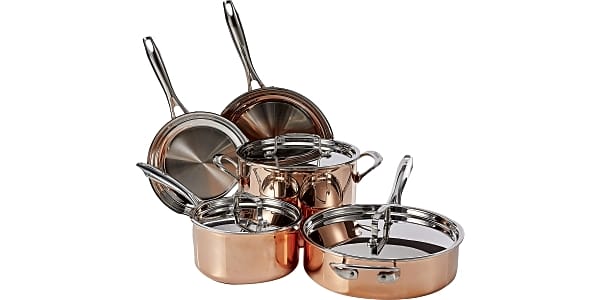 Starfrit 10-piece Copper Cookware Set : Target