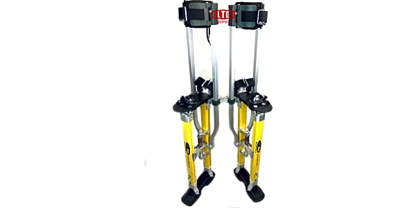 Short drywall stilts top