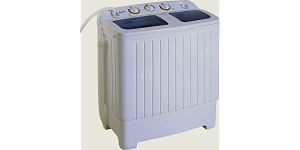 Costway EP22757 Portable Mini Washing Machine with Compact Twin Tub