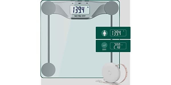 NUTRI FIT BMI Scale Digital Body Bathroom Scale Body Mass Index