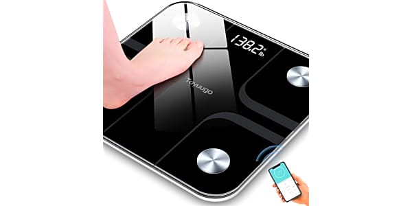 Digital Scale, Runcobo Wi-Fi Bluetooth Auto, Switch Smart Scale Digital  Weight, Premium Body Fat Scale for Weight, 14 Body Composition Monitor