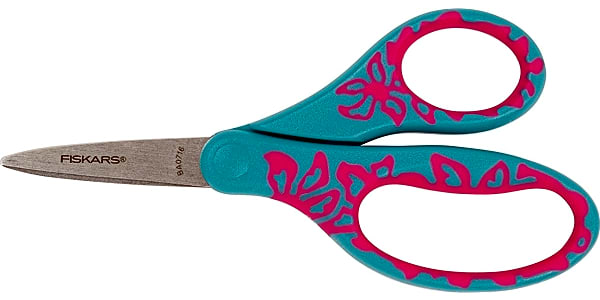 Scotch Soft Touch Pointed Kids Scissors, 5 Inches, Stainless Steel Blade,  Pack of 12