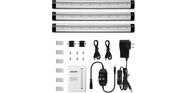 Lightkiwi e7574 dimmable under sales cabinet lighting kit