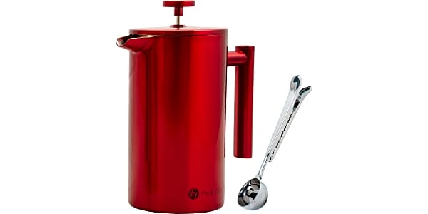 Mueller French Press Coffee Maker. Double Insulated 310 Stainless Steel 34  Oz.