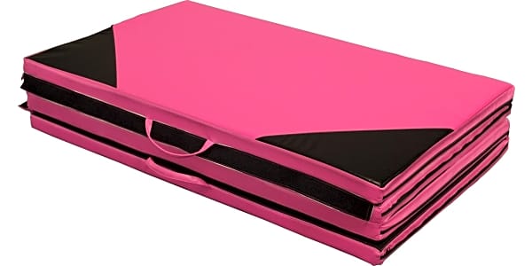 Nimble Sports 8ft Pink and Light Blue Folding Mat