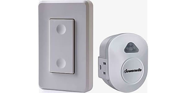 DEWENWILS Wireless Remote Control Wall Switch and Outlet,white