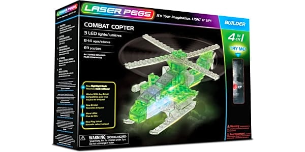Laser pegs hotsell combat copter