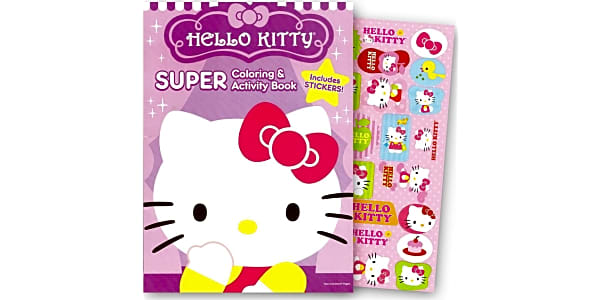 Hello Kitty - Coloring & Activity Book Bonus Sticker Sheet