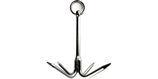 Grappling Hook 3Claw Climbing Hook Stainless Steel Grapnel Hook