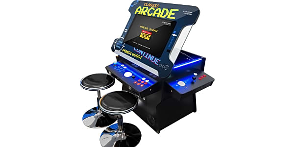 Doc and Pies Arcade Factory 412 Classic Retro Games Cocktail Arcade Machine  - Full Size - 2-Player & Reviews