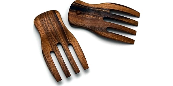 Salad Hands, Creative Bamboo Salad Hands, Reusable Bamboo Salad Serving,  Washable Wooden Salad Hands, Multifunctional Salad Tossers, Kitchen Salad  Servers, Kitchen Stuff, Kitchen Accessaries - Temu