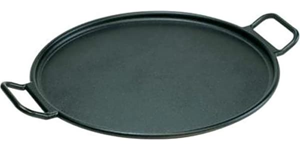 Victoria 15 in. Black Cast Iron Tawa Budare Comal Skillet Seasoned