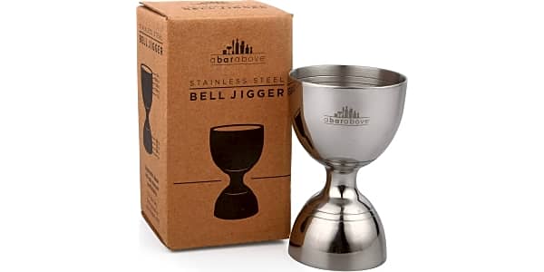 The Bell Jigger - 6-Pack Commercial Bar Pack, Brushed Finish