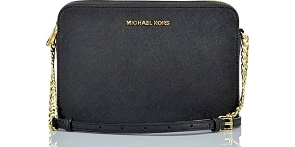 MICHAEL KORS Jet Set Crossbody Review - What Fits Inside - What's In My Bag  - Large Saffiano Leather 