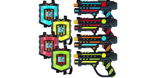 Hasbro Lazer Tag Team Ops Deluxe 2-Player System Ultimate Game Of Tag 2  Guns