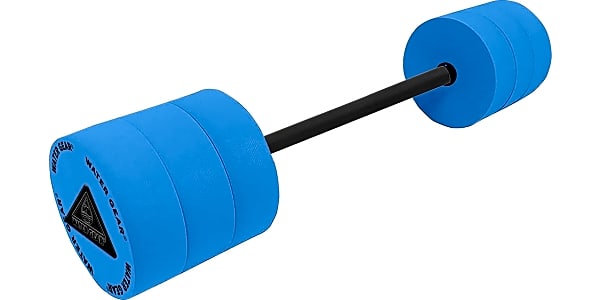 Bintiva aqua dumbbell set provides resistance for water aerobics fitness and pool exercises top