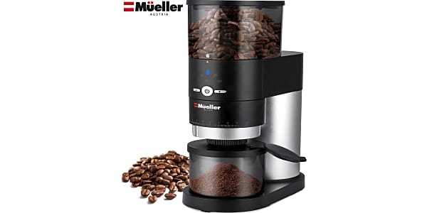 Mueller Ultra-Grind Conical Burr Grinder Professional Series, Easy Clean  Chamber