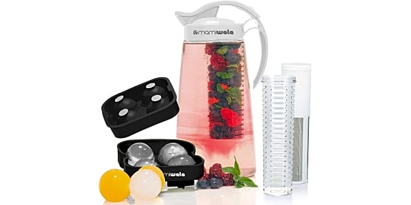 The Republic of Tea Double Infusion Gourmet Iced Tea Pitcher BPA-Free