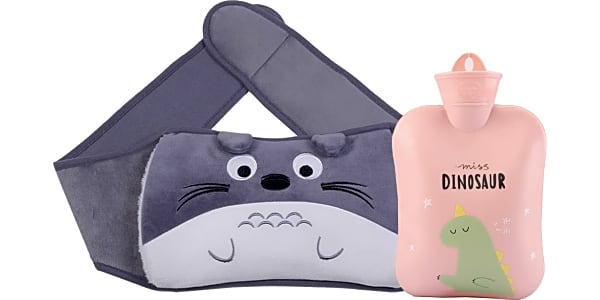 Peterpan Long Rubber Hot Water Bottle with Cover, Hot Water Bag