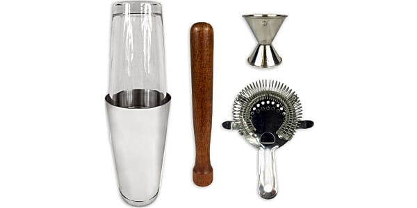 STANLEY Adventure Happy Hour Cocktail Shaker 6 Pc. Set stainless steel  travel