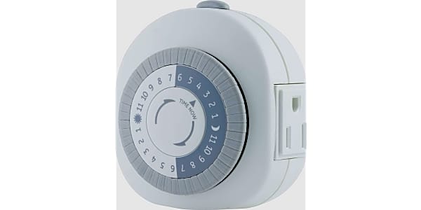 DEWENWILS 24-Hour Indoor Mechanical Outlet Timer, Timers for Electrical  Outlets with 2 Grounded Outlet, Daily On/Off Cycle, Plug in Timer for