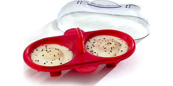 Microwave Scrambled Egg Cooker Silicone Egg Poacher Heat Resistant