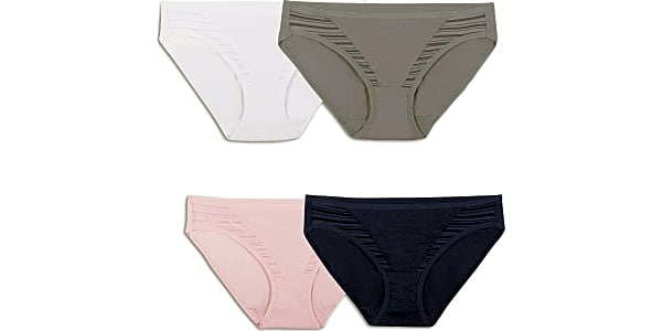 Women's CoolBlend Bikini, 4 Pack 