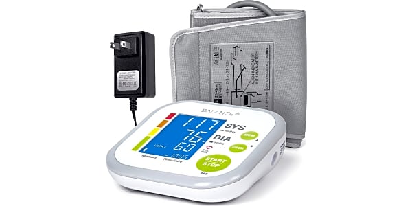 Paramed Blood Pressure Monitor - Bp Machine - Automatic Upper Arm Blood  Pressure Cuff 8.7-15.7 inches - Large LCD Display 120 Sets Memory - Device  Bag