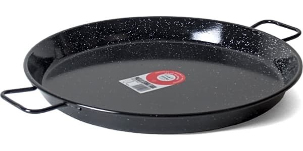 Ecolution Sol 16 Paella Pan Carbon Steel - Black