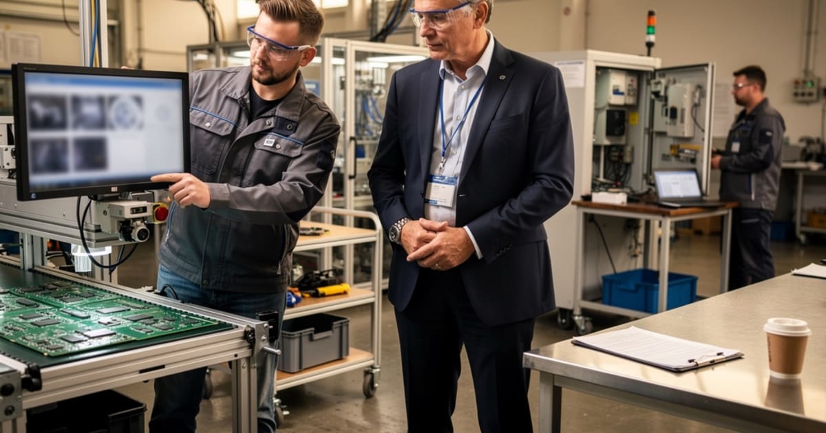 Vorschau zu: Branche: Fertigung 2026 bewertet KI neu für den Alltag