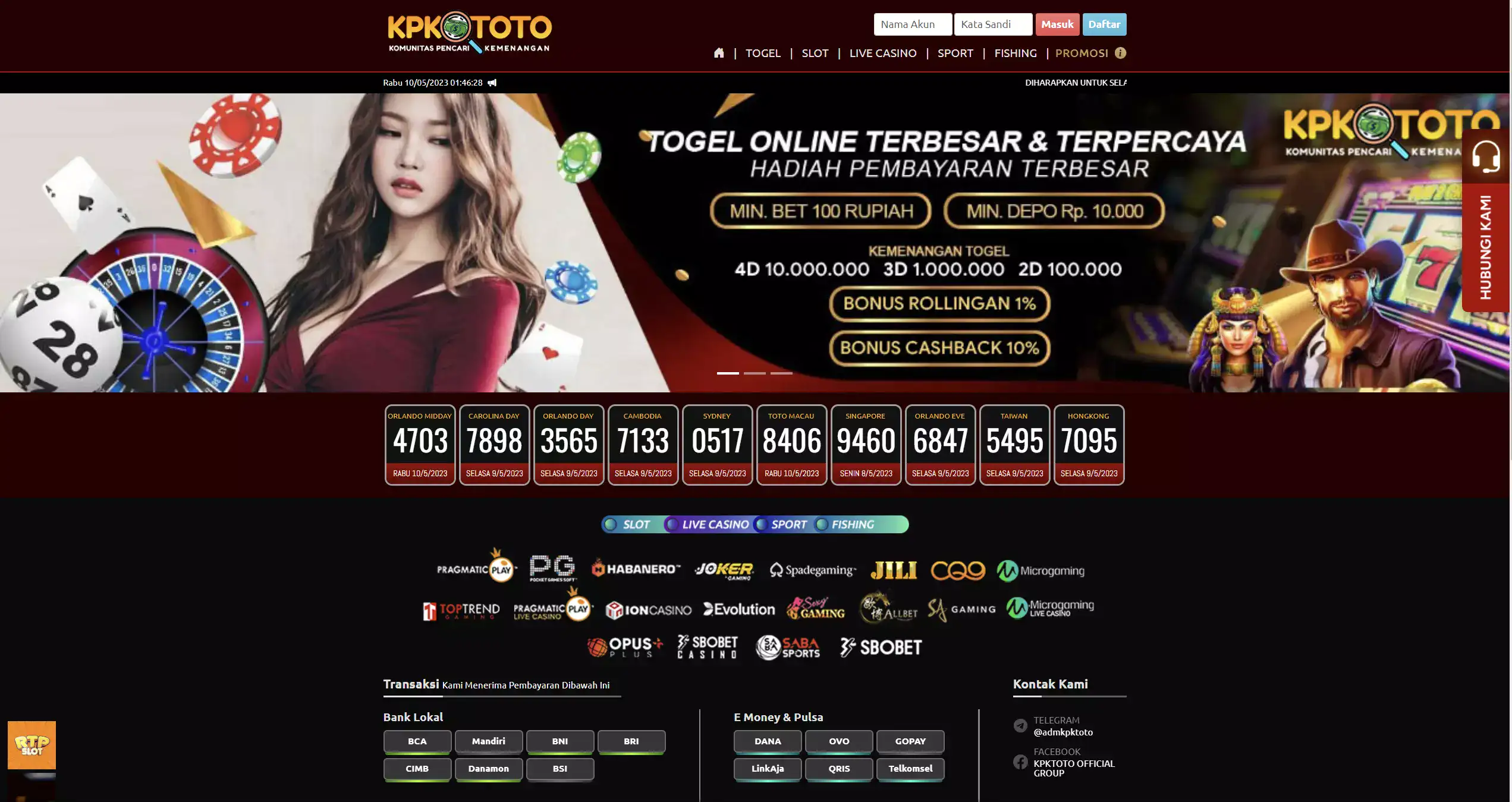 Kpktoto login