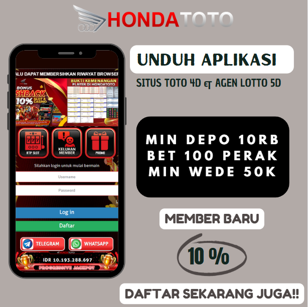 Hondatoto | Apk Situs Toto 4D & Agen Lotto 5D Result Tercepat
