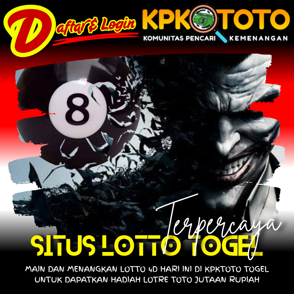 Kpktoto # Lotto 4D Hari Ini Pasang Di Situs Togel Terpercaya