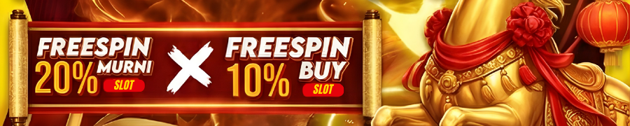 EVENT FREESPIN MURNI 20% & BUY FREESPIN 10%