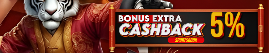 BONUS CASHBACK 5% SPORTSBOOK