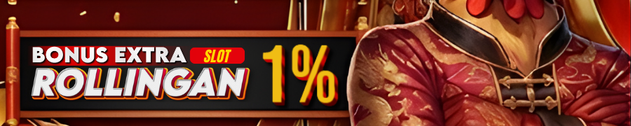 BONUS ROLLINGAN UP TO 1% (SLOT ONLINE)