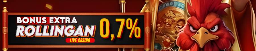 BONUS ROLLINGAN UPTO 0.7% (LIVEGAMES)