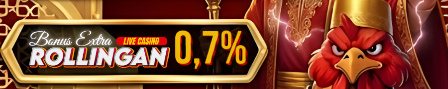 BONUS ROLLINGAN UPTO 0.7% (LIVEGAMES)