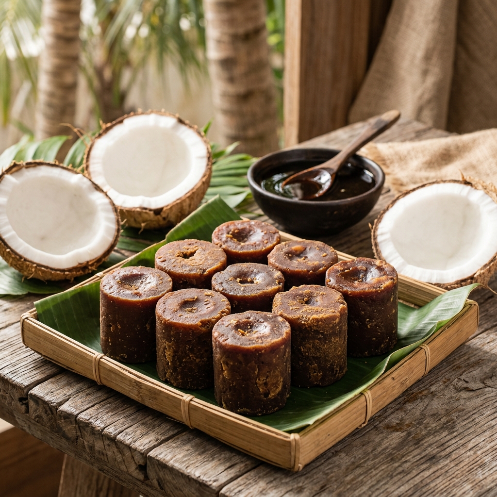 Gula Kelapa Cetak Alami Tradisional