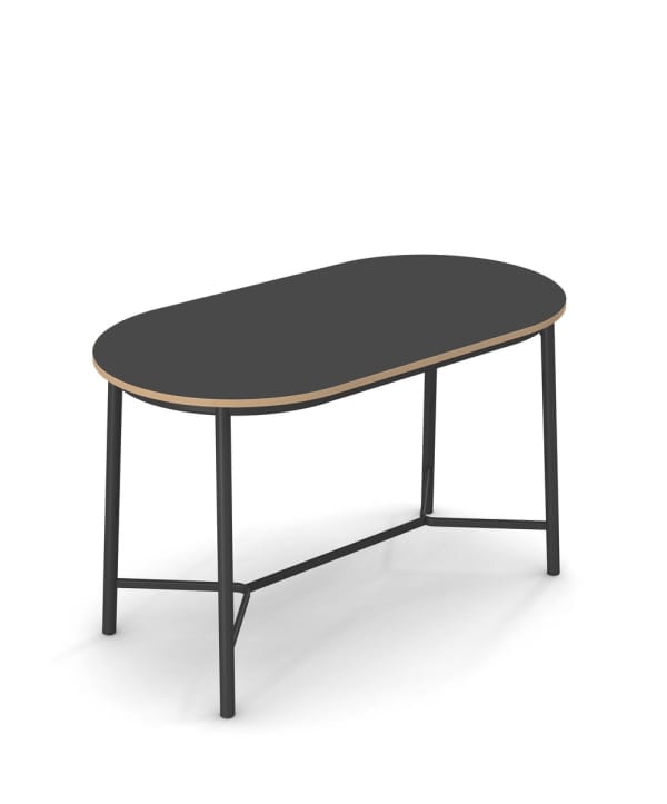 Table haute ovale H 92 cm - Klik