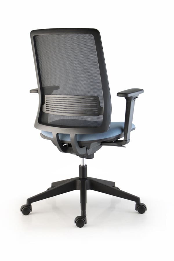Fauteuil dos résille + RL, synchro+TA, accotoirs 3D - Luz