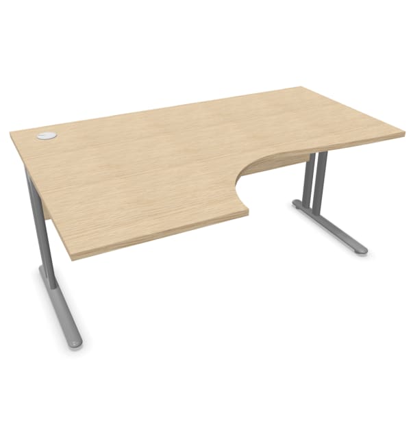 Bureau plan compact réglable en hauteur - Essentiel