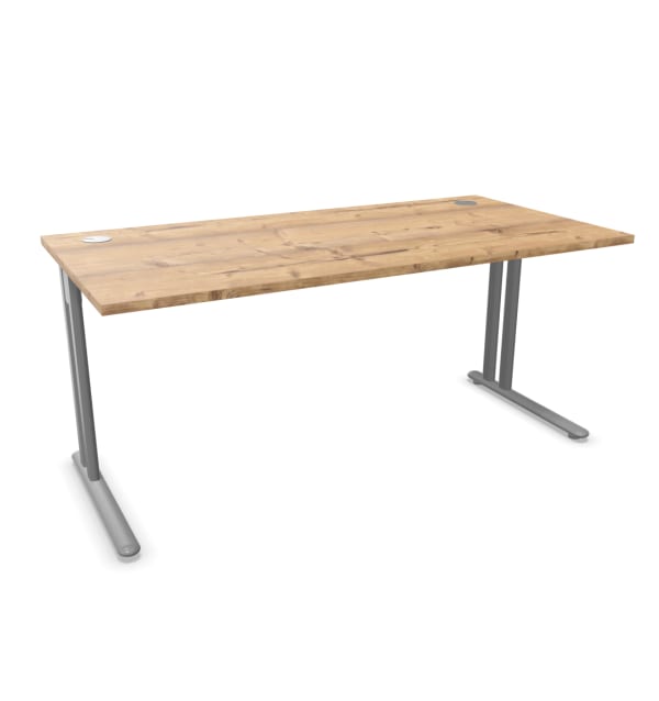 Bureau plan droit poutre - Essentiel