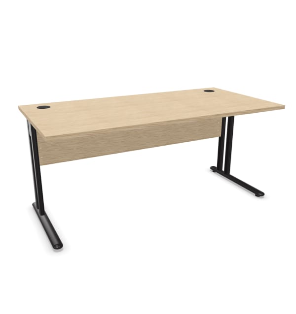Bureau plan droit voile de fond - Essentiel