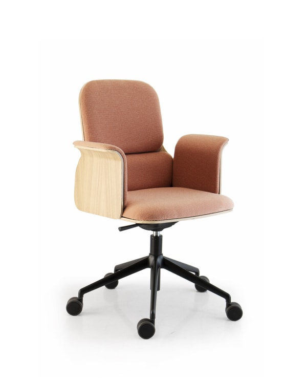 Fauteuil coque bois, mécanisme basculant - Bero