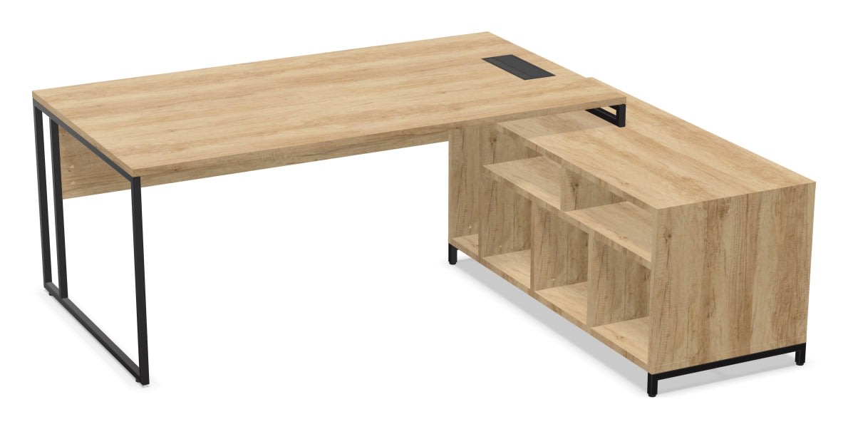 Bureau de direction avec meuble retour - Stricto Direction